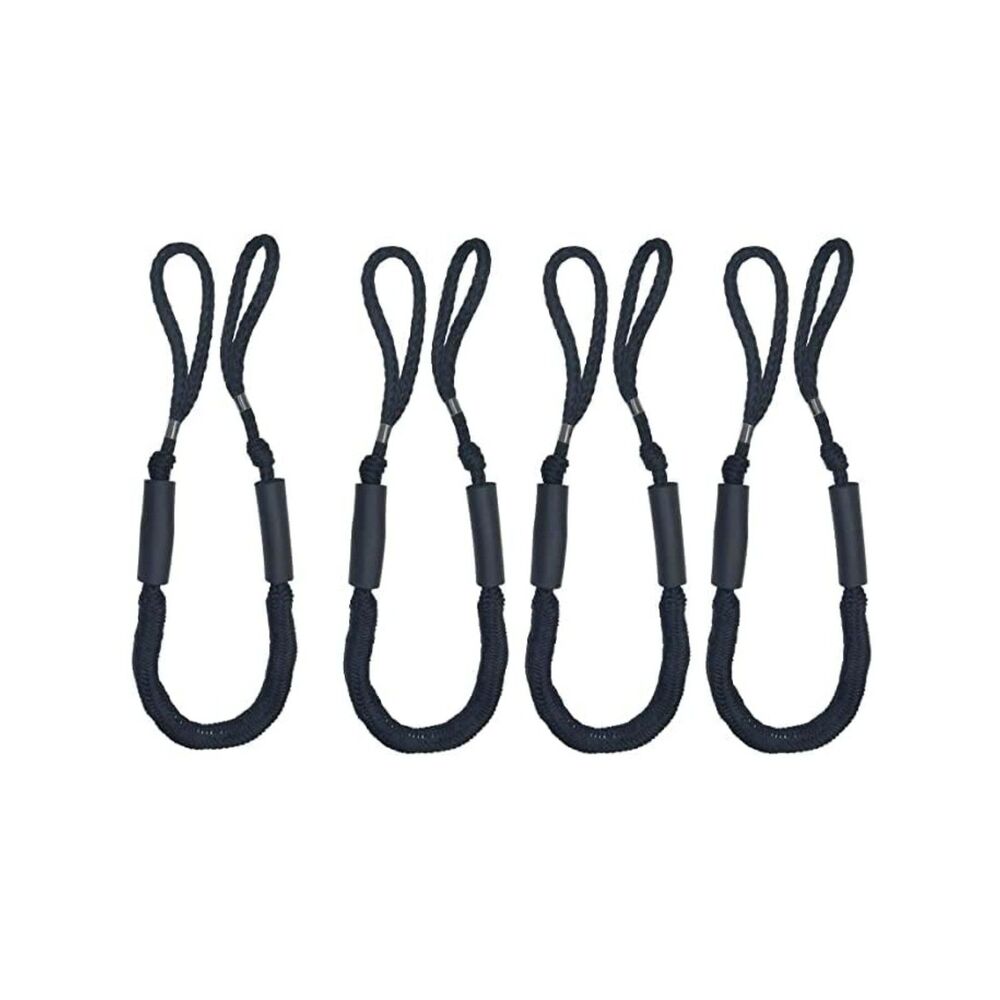 4 FEET BUNGEE DOCK LINE Quick & Easy Docking - 4 Pack